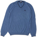 North Sails Pull col V Homme Large Bleu Polyamide