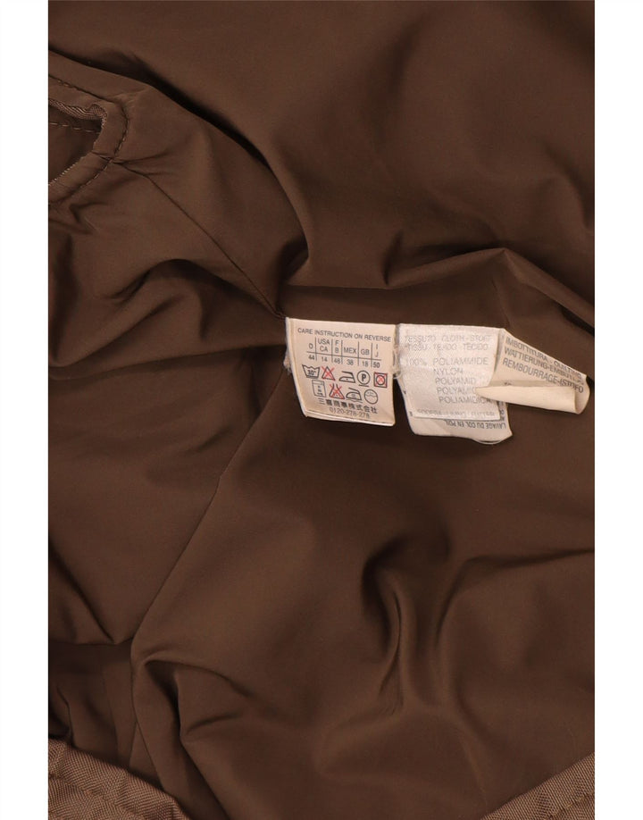 Marella Manteau à capuche pour femme UK 18 XL Marron Polyamide