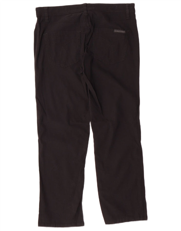 Calvin Klein Jeans Pantalon décontracté pour femme US 6 Small W32 L26 Noir Classique