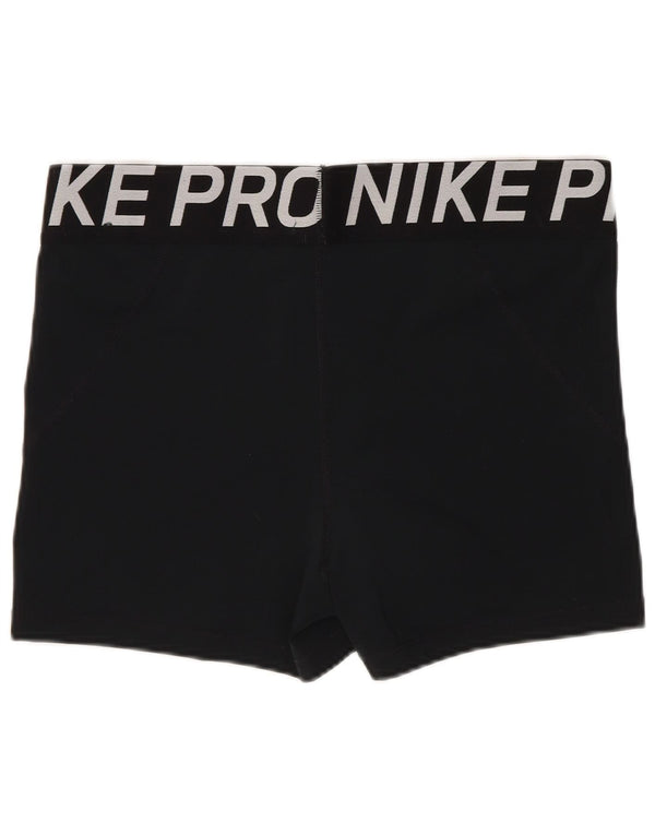 Nike Short de sport graphique pour femme UK 18 XL W30 Noir Polyester