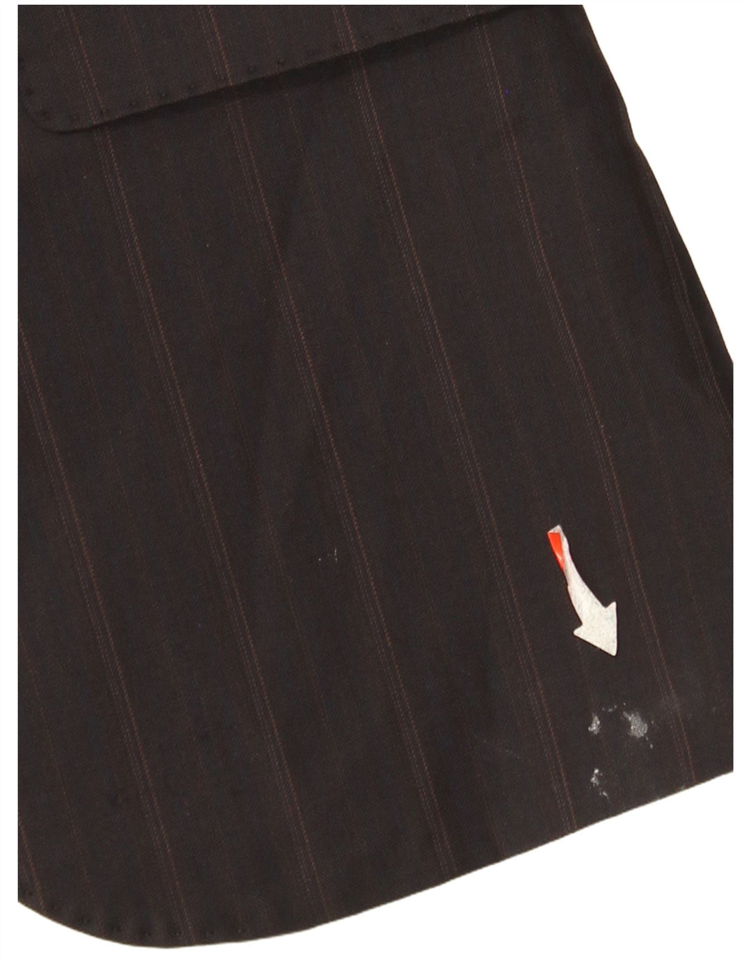 Massimo Dutti Veste blazer à 2 boutons pour femme EU 36 XS en laine noire à fines rayures