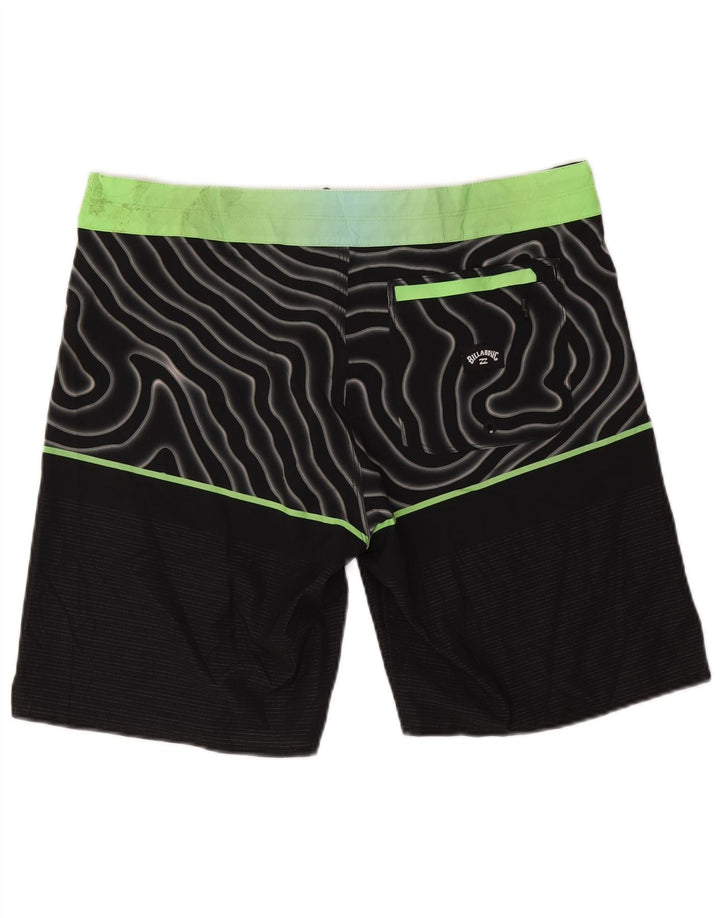 Billabong Short de Bain Homme Grand Noir Géométrique Polyester