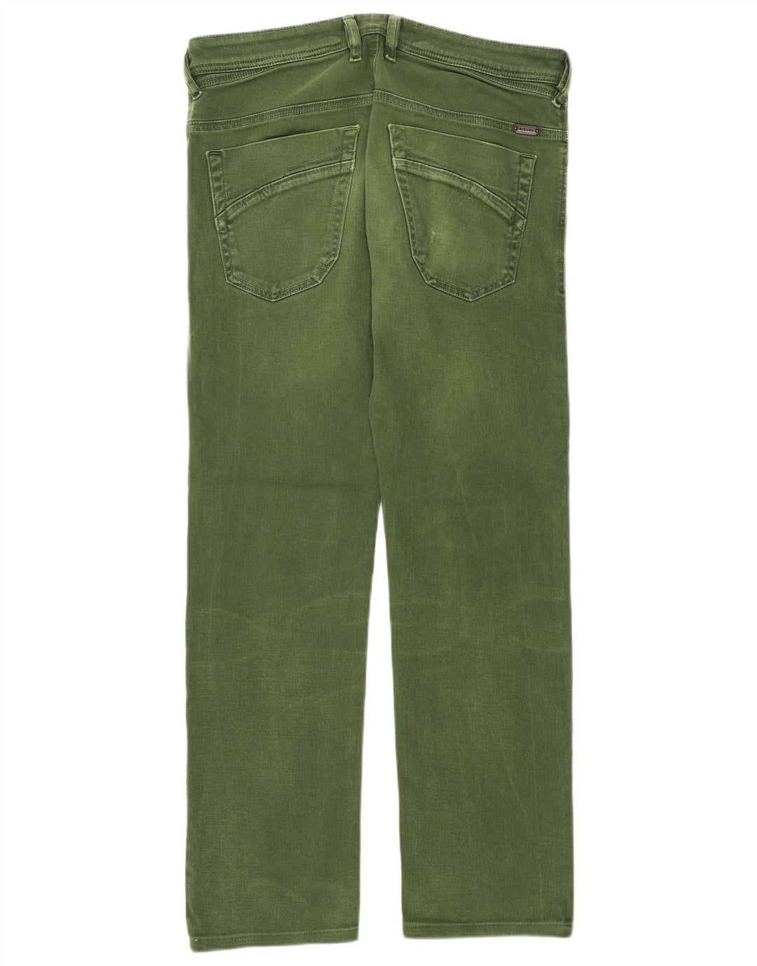 Diesel Jean Iakop Regular Slim Fuselé W30 L27 Homme Vert Coton