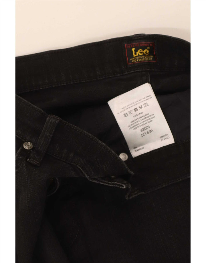 Lee Jean Court Rider W29 L25 Homme Noir Coton