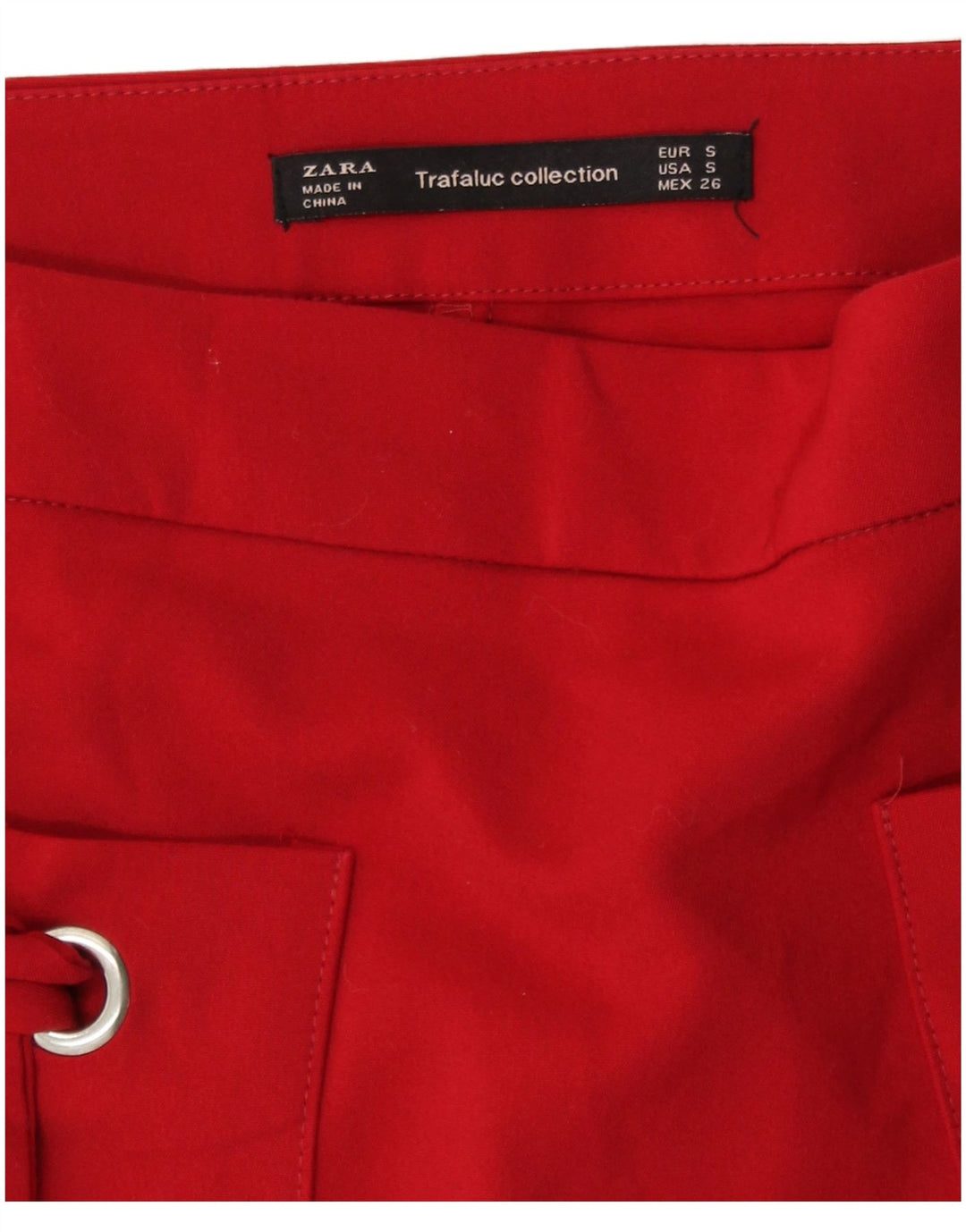 Zara Femme Jupe-short UK 8 Petit Coton Rouge