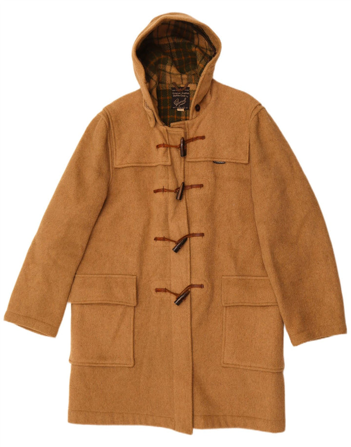 Gloverall Duffle Coat à capuche pour femme UK 42 XL Laine Beige