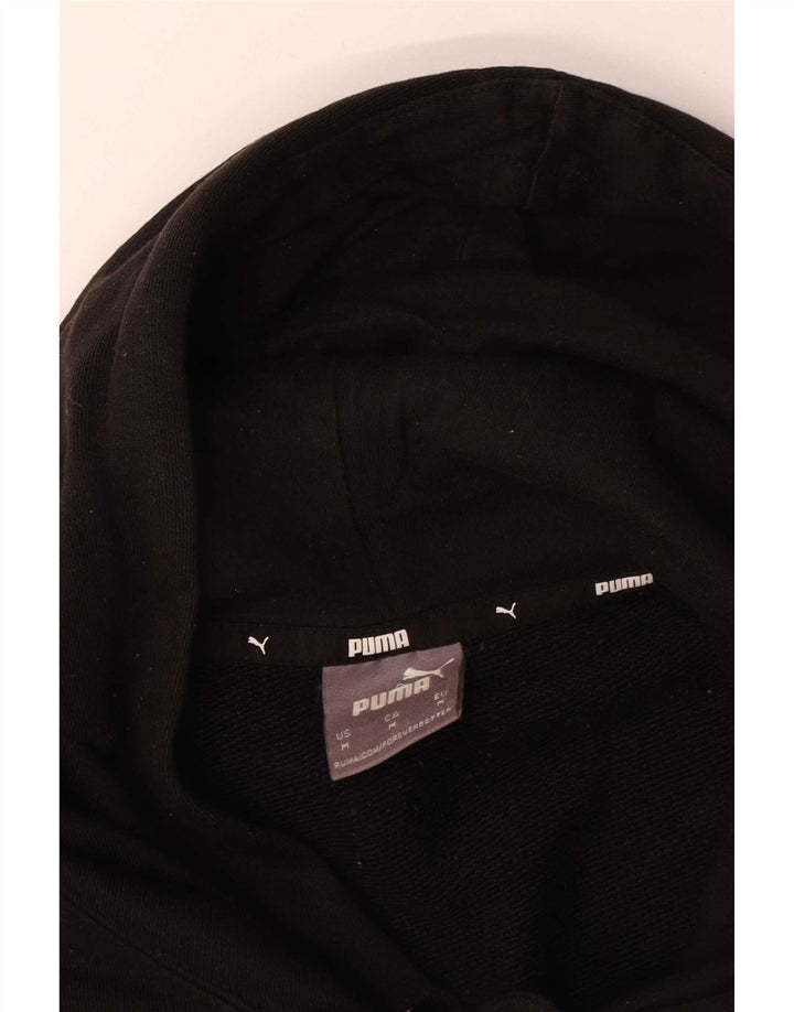 Puma Pull à capuche pour homme en coton noir moyen