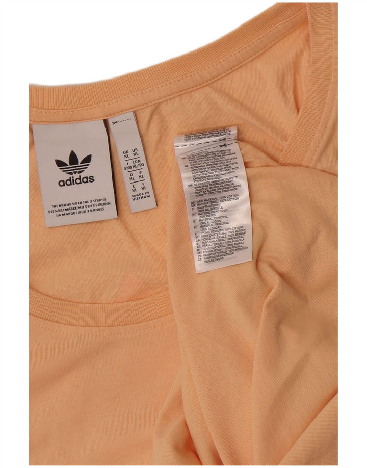 Adidas Débardeur Homme XL Orange Coton