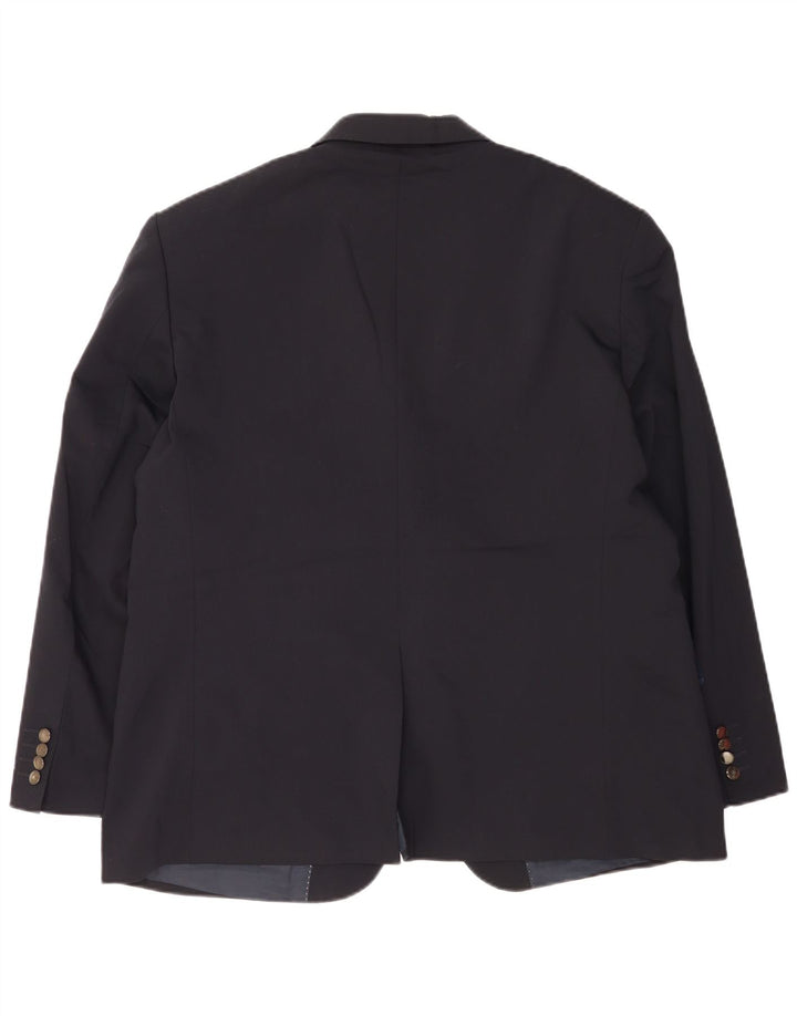 Marks & Spencer Veste blazer courte à 2 boutons pour homme UK 40 Large Bleu marine