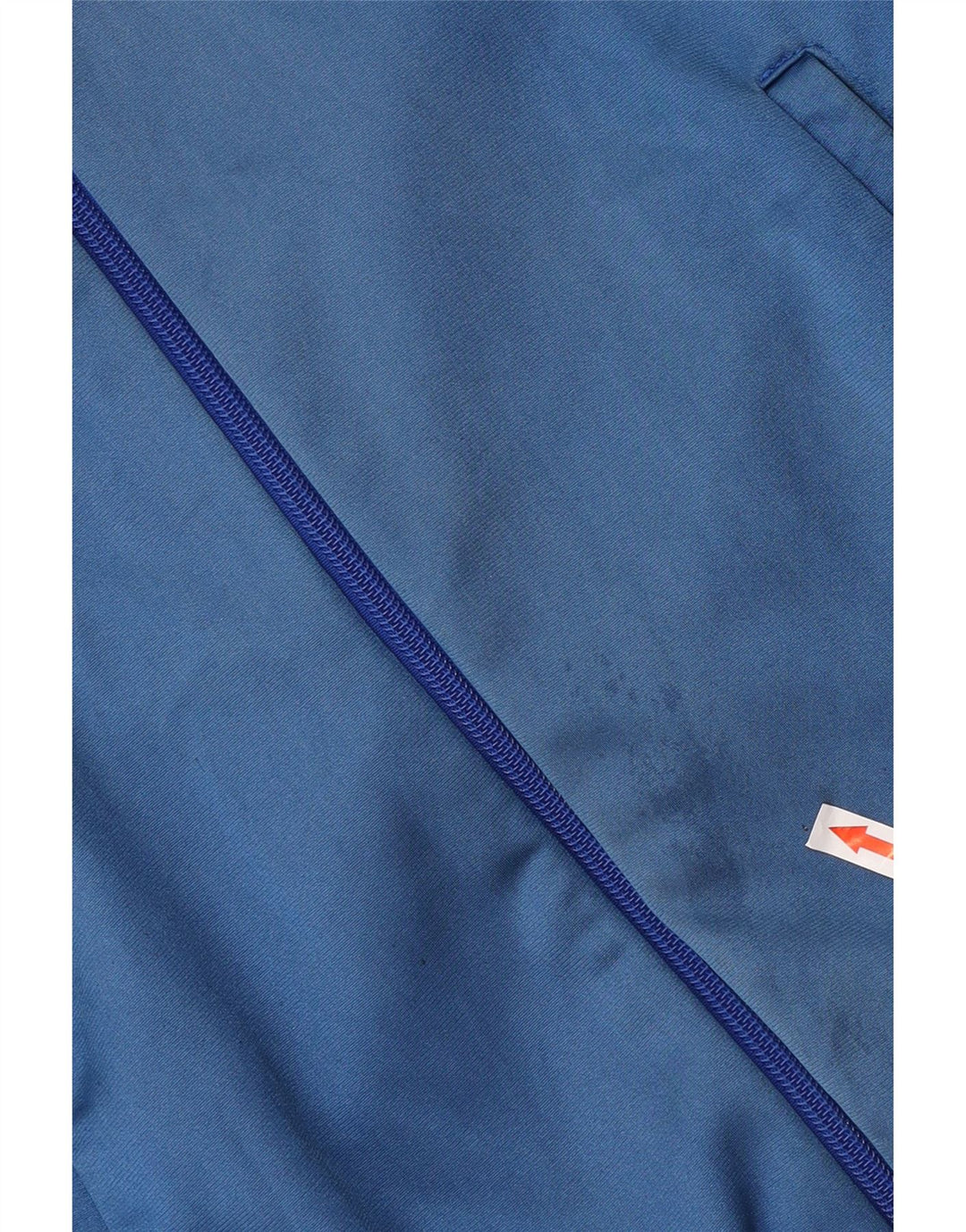 Asics Veste de Survêtement Graphique Homme Large Bleu Colorblock Polyamide