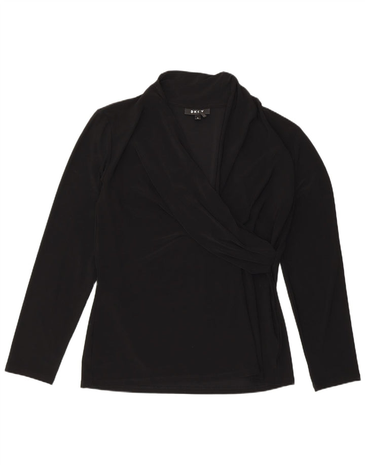 Dkny Chemisier Femme UK 18 XL Noir Polyester