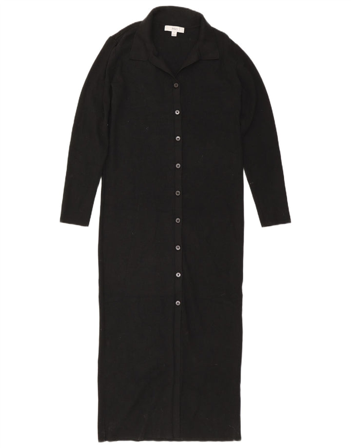 Marks & Spencer Robe pull pour femme UK 10 Petite viscose noire