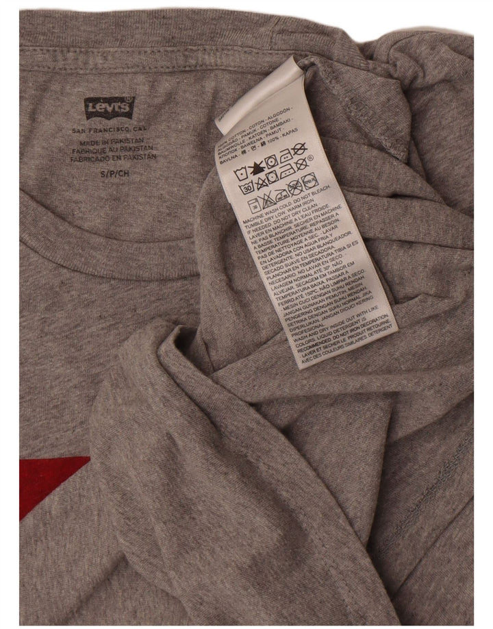 Levi's T-Shirt Graphique Homme Petit Gris Coton