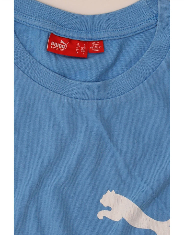 PUMA Débardeur graphique pour hommes, grand, bleu