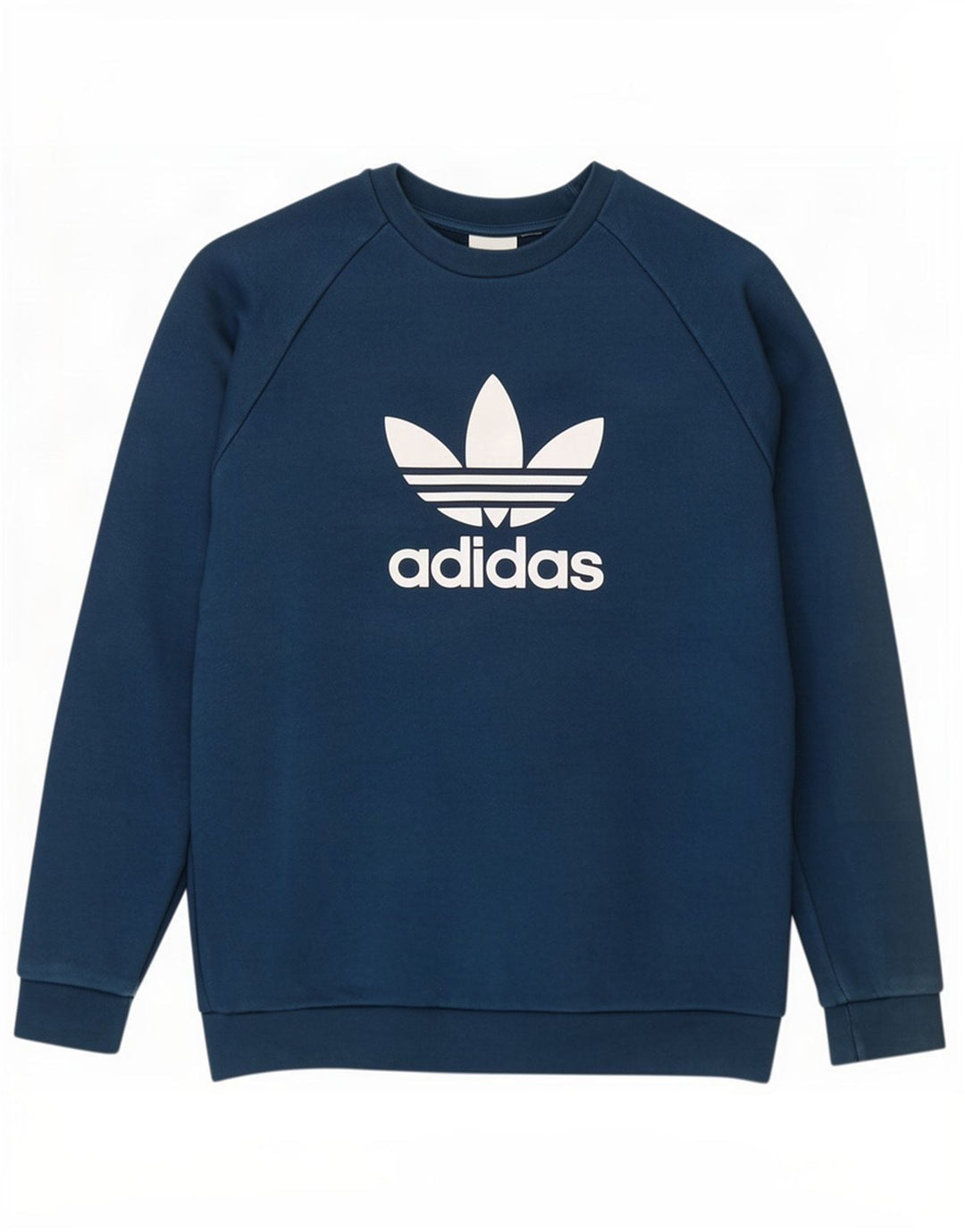 Adidas Sweat-shirt graphique pour homme en coton bleu moyen