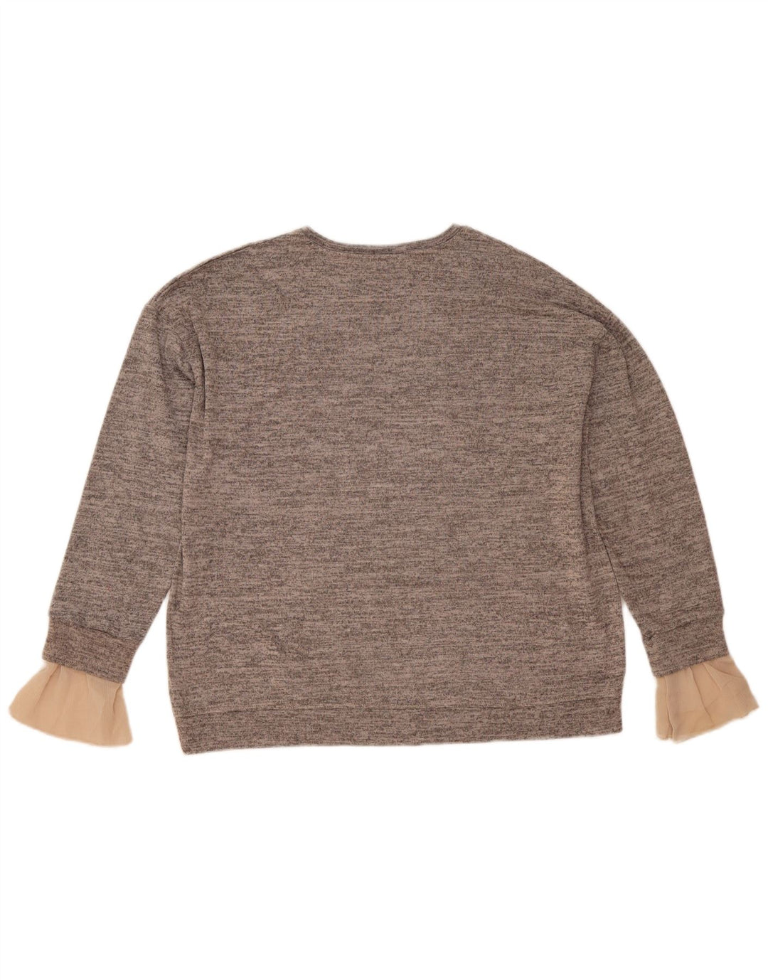 Zara Sweat-shirt pour femme UK 44 Gris moyen moucheté