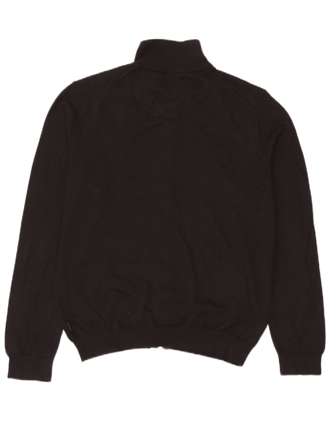 Hugo Boss Hommes Regular Fit Cardigan Pull Grand Noir Coton