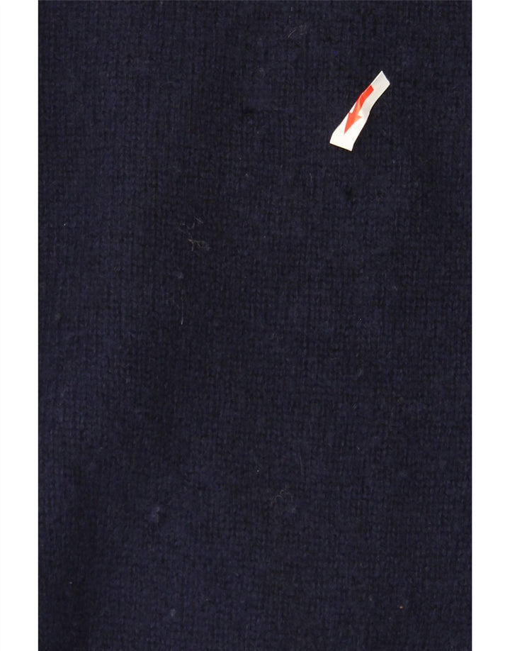 Sergio Tacchini Pull Col V Homme XL Bleu Marine Laine