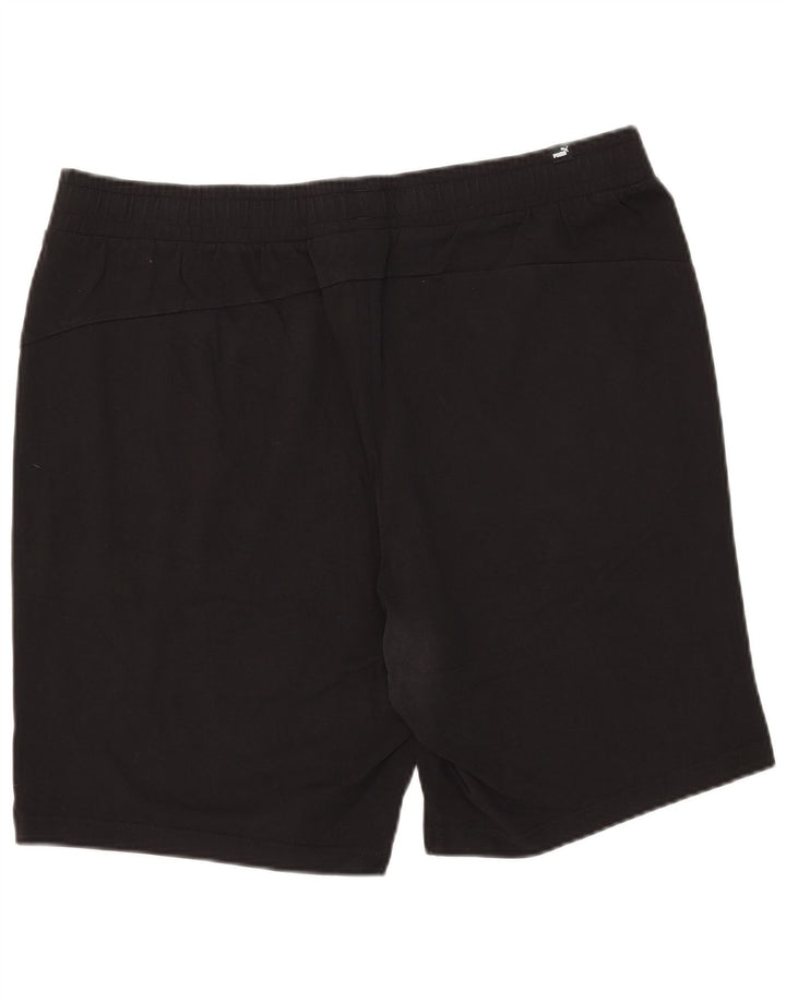 Puma Short de sport pour homme 2XL en coton noir