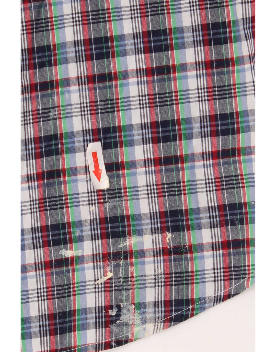 Chaps Chemise à manches courtes pour homme facile d'entretien 2XL en coton à carreaux multicolore