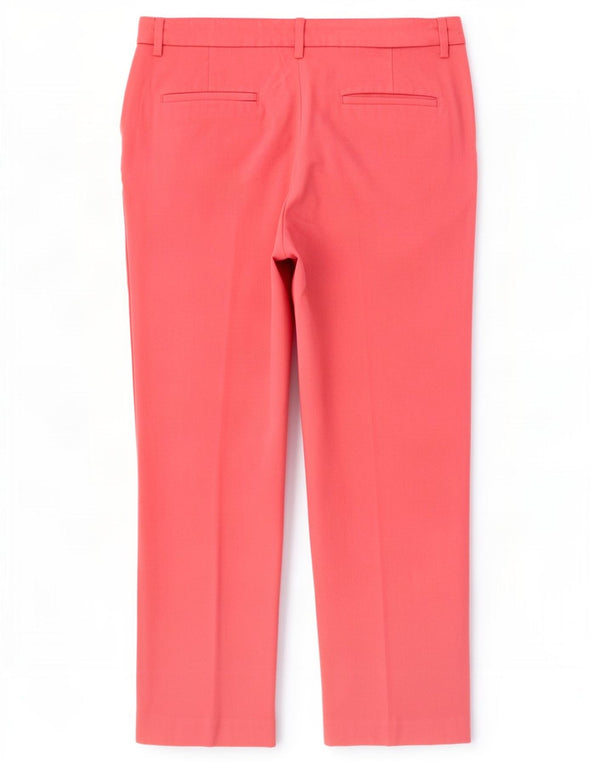 Marks & Spencer Pantalon chino droit pour femme UK 14 Large W34 L29 Rose