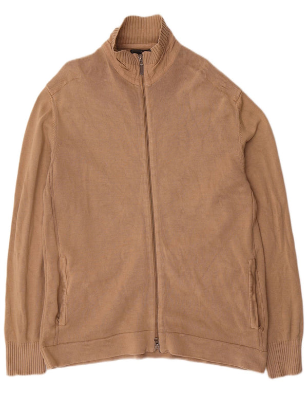 Marlboro Classics Cardigan pour homme en coton beige 2XL
