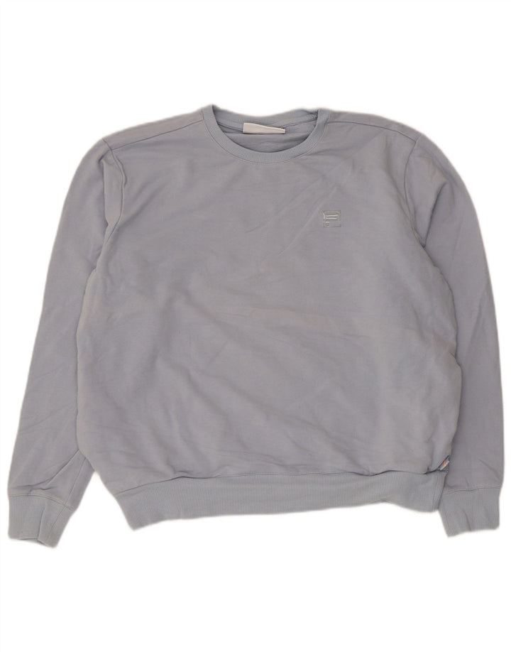 Fila Sweat-shirt pour femme UK 16 Large Bleu Coton