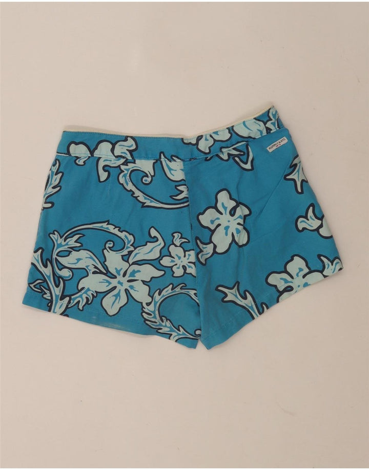 Murphy & Nye Short de Bain Femme W29 Coton Floral Bleu Moyen