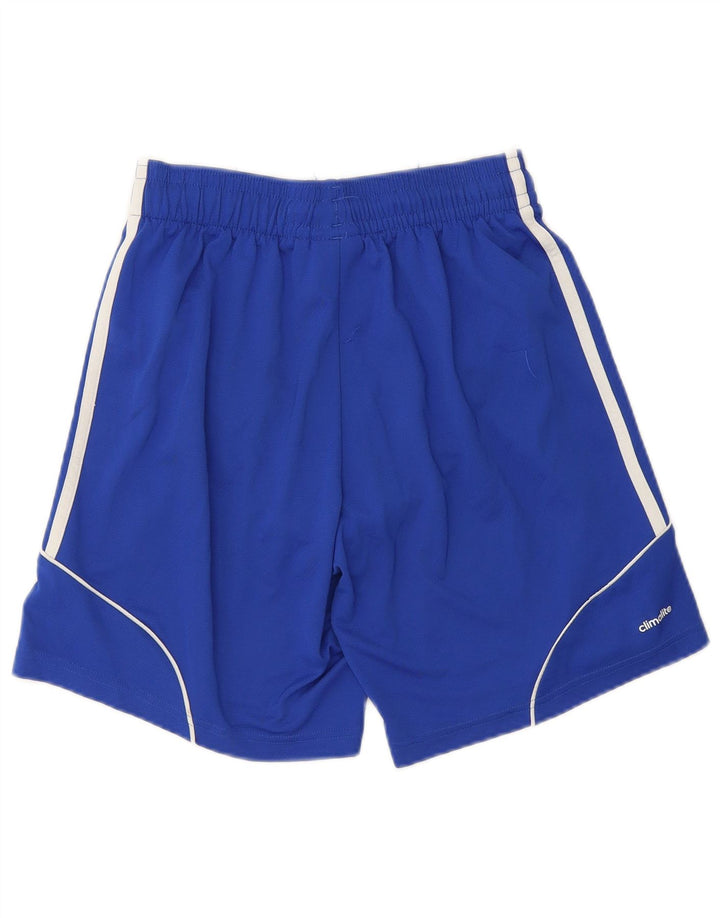 Adidas Short de sport Climalite pour homme Petit Bleu Polyester