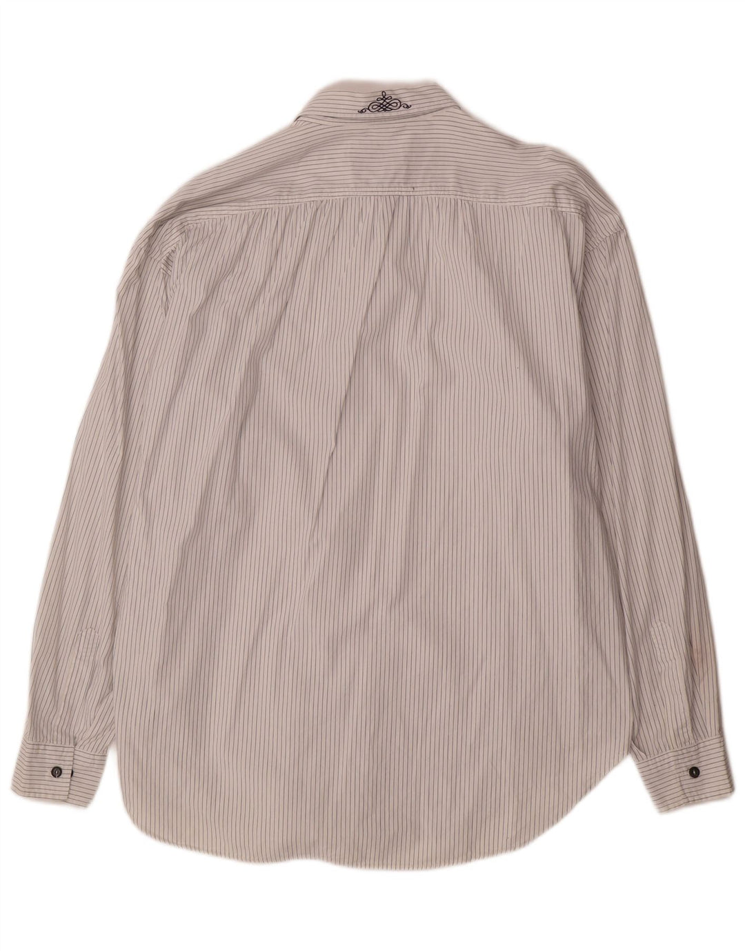 Chemise homme VINTAGE XL coton à fines rayures blanches