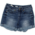MOSSIMO Womens High Waist Denim Shorts W27 Small Blue Cotton Vintage Mossimo and Second-Hand Mossimo from Messina Hembry 