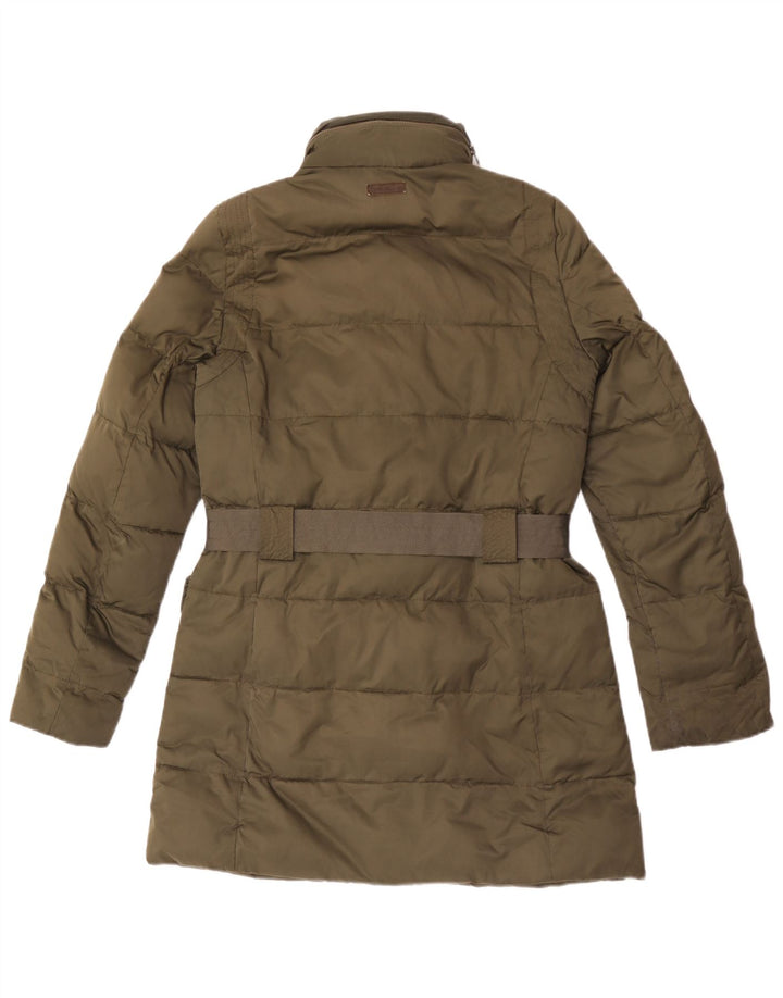 Marlboro Classics Manteau rembourré à capuche pour femme EU 38 Kaki moyen Polyester
