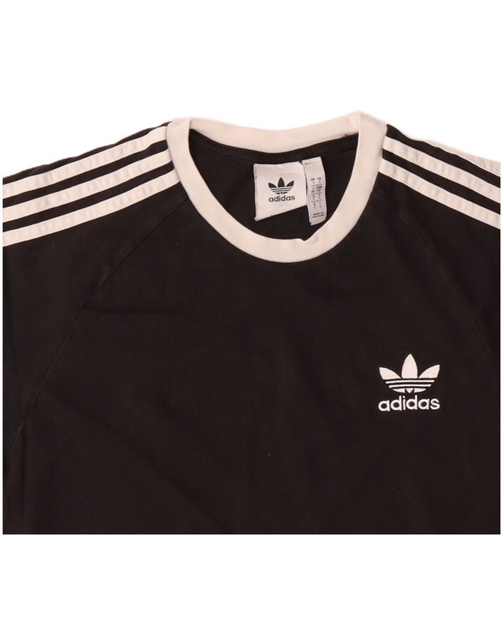 ADIDAS T-Shirt Homme Haut Petit Coton Noir