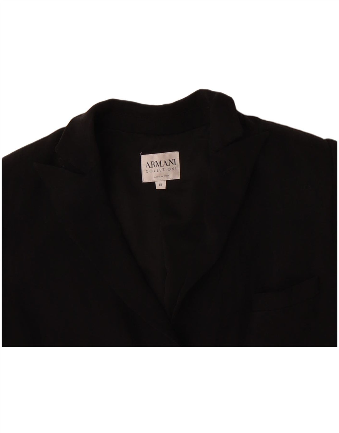 ARMANI COLLEZIONI Veste Blazer 3 Boutons Femme IT 48 XL Noir