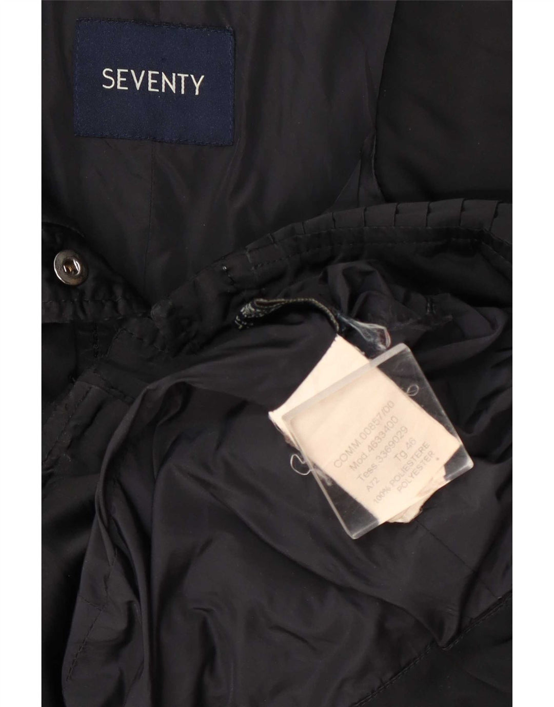 Seventy Veste matelassée Femme IT 46 Large Noir Polyester
