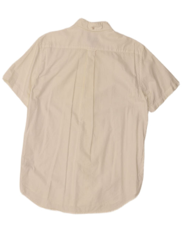 Gant Chemise à manches courtes pour homme, coupe régulière, taille 39/40 15 3/4, blanc moyen