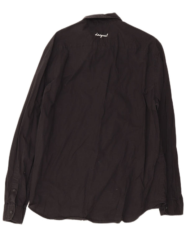 Desigual Chemise Graphic Regular Fit XL Noir Coton Homme