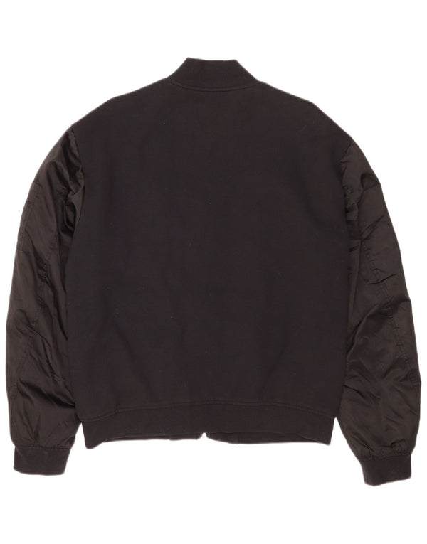 Calvin Klein Jeans Veste Bomber Homme UK 40 Grand Coton Noir
