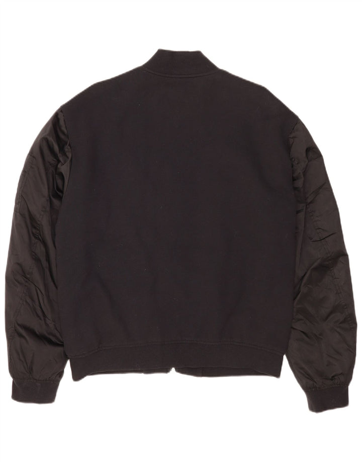 Calvin Klein Jeans Veste Bomber Homme UK 40 Grand Coton Noir