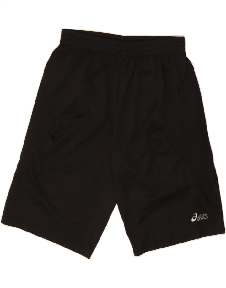 ASICS Mens Sport Shorts XL  Black Polyester Vintage Asics and Second-Hand Asics from Messina Hembry 