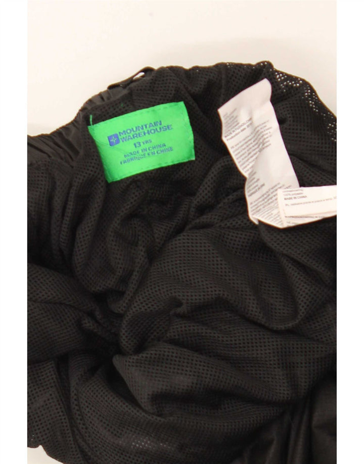 Mountain Warehouse Pantalon imperméable Isoory pour garçon 12-13 ans Noir