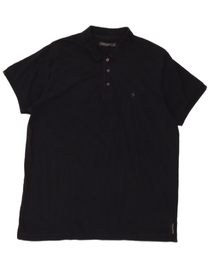 French Connection Polo Homme 2XL Bleu Marine Coton