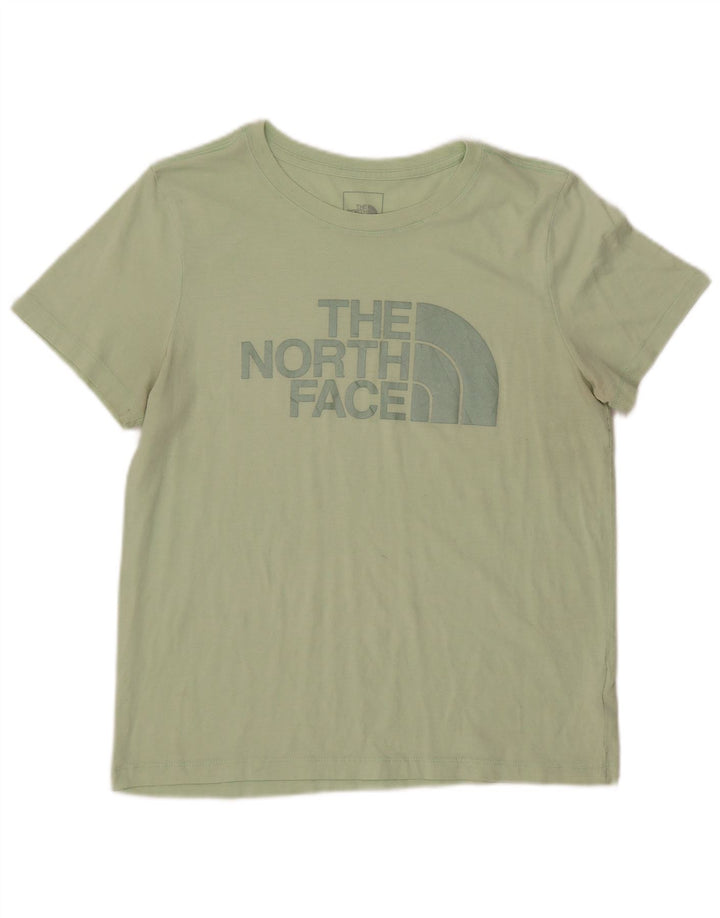 THE NORTH FACE T-shirt graphique pour femme UK 14 Vert moyen Polyester