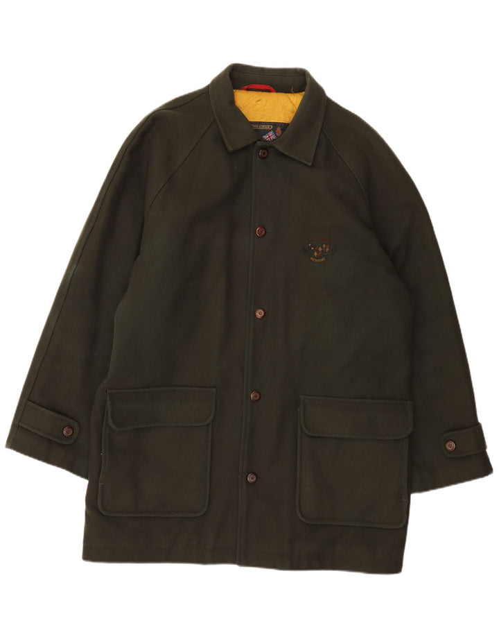 Paul & Shark Manteau Homme UK 42 XL Kaki Laine