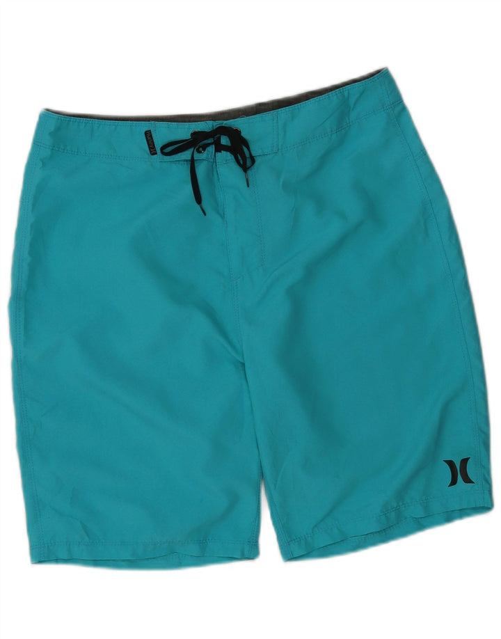 Hurley Short de Bain Homme Bleu Moyen Polyester
