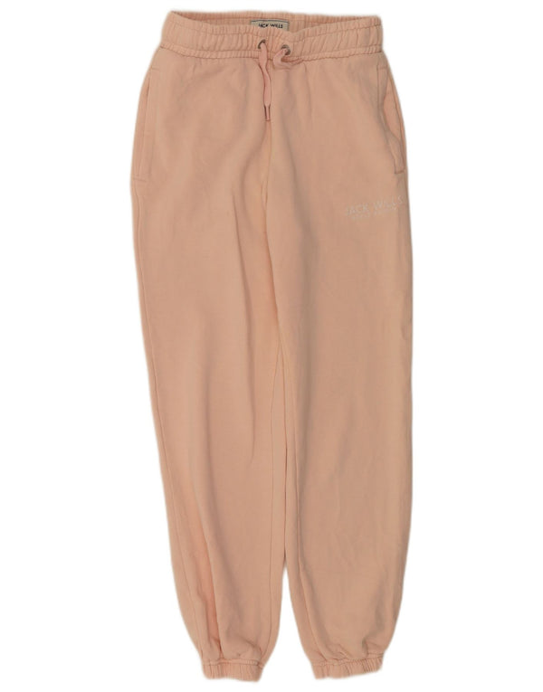 Jack Wills Pantalon de survêtement pour femme Joggers UK 6 XS Rose Coton