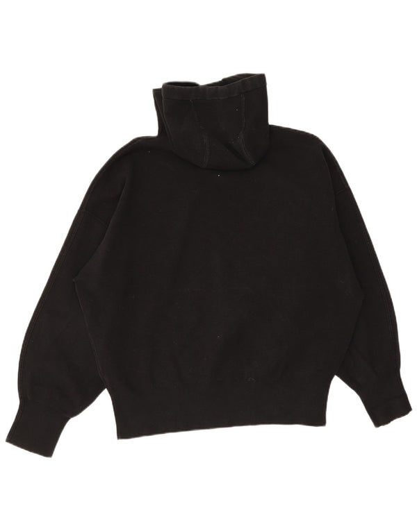 Cos Pull à capuche surdimensionné pour femme UK 44 en coton noir moyen