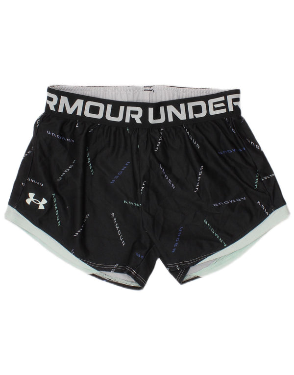 Under Armour Short de Sport Graphique Fille 9-10 Ans Noir Moyen