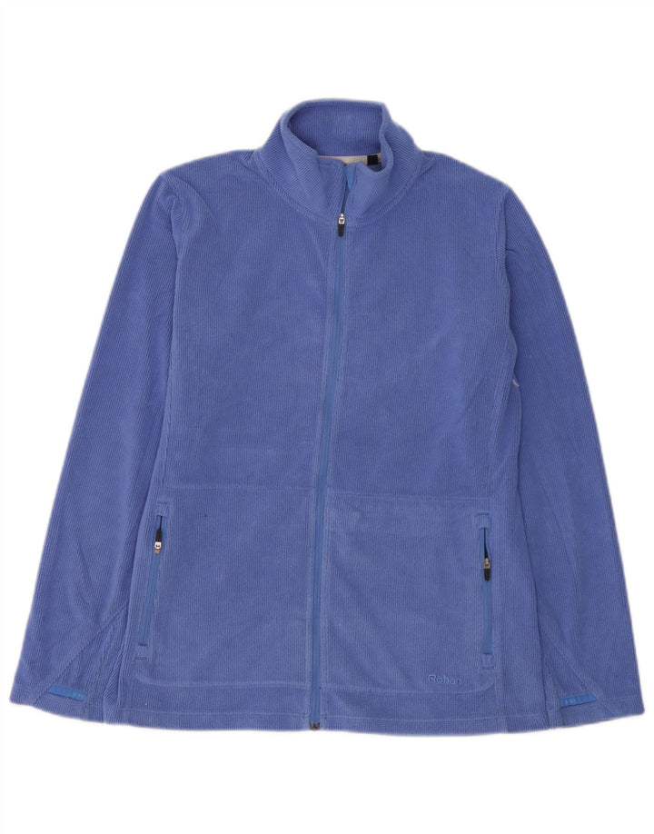 Rohan Veste polaire surdimensionnée pour femme UK 10 Petit Bleu Polyester