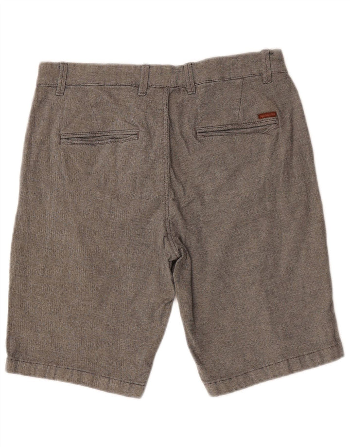 Jack & Jones Short Chino Regular Homme Moyen W32 Gris Coton